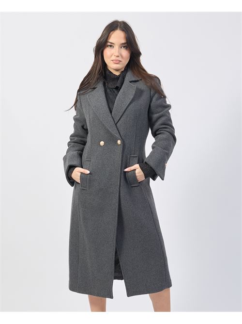 Manteau long Yes Zee en laine mélangée YES ZEE | O042-KK000835